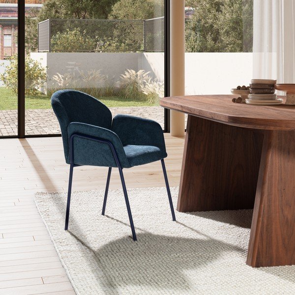 Plave podstavljene blagovaonske stolice u setu 2 kom Aslin – MOME-image-2