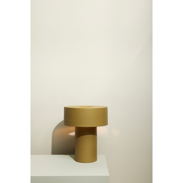 Kaki zelena stolna lampa (visina 37 cm) Aki – Hübsch-image-4