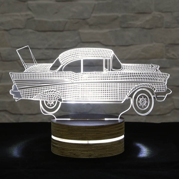 3D automobilska stolna lampa