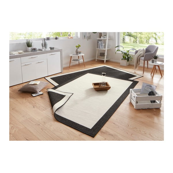 Crno-krem vanjski tepih NORTHRUGS Panama, 200 x 290 cm-image-1