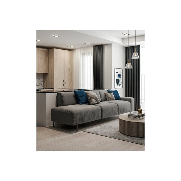 Crna stropna svjetiljka s metalnim sjenilom 15x25,5 cm Milo – GTV-image-2