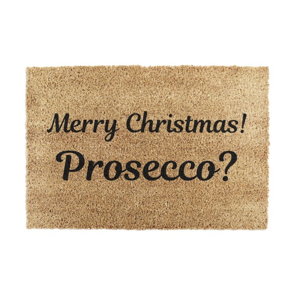 Otirač s božićnim motivom od kokosovih vlakana 40x60 cm Merry Prosecco – Artsy Doormats