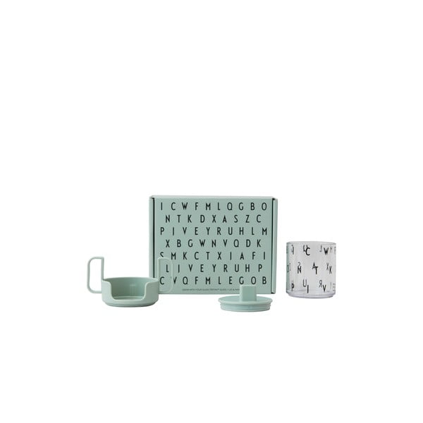 Zelena dječja šalica Design Letters Grow With Your Cup-image-2