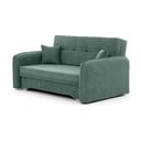 Zelena sklopiva/s prostorom za odlaganje sofa od šenila 155 cm Laine – ELTAP