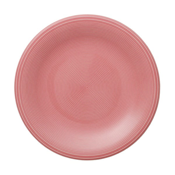 Tanjur za salatu od ružičastog porculana Like by Villeroy &amp; Boch Group, 21,5 cm