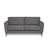 Tamno siva sofa od samta 170 cm Paris – Scandic