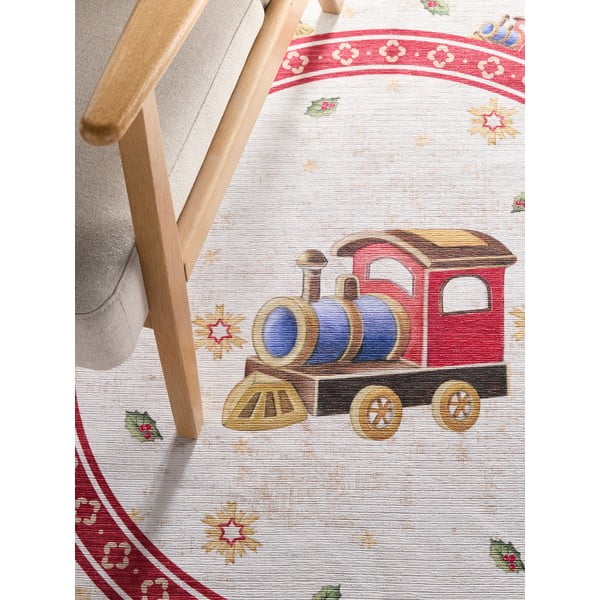 Crveni okrugao tepih s božićnim motivom ø 160 cm Toy's Delight Train – Villeroy&Boch-image-2