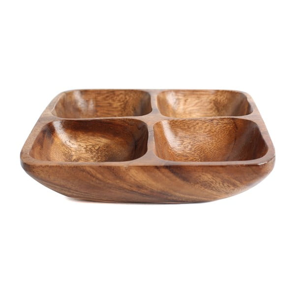Smeđa drvena posuda za posluživanje Kora – Premier Housewares-image-1
