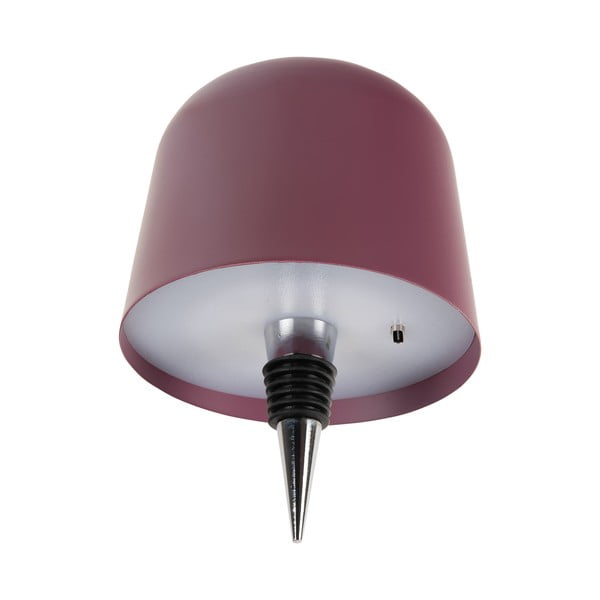 LED stolna lampa mauve ljubičasta u obliku boce s metalnim sjenilom (visina 13 cm) Cone Hat LED – Leitmotiv-image-2