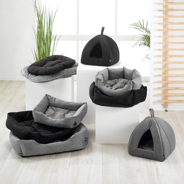 Crni krevet za pse ø 60 cm – Love Story-image-2