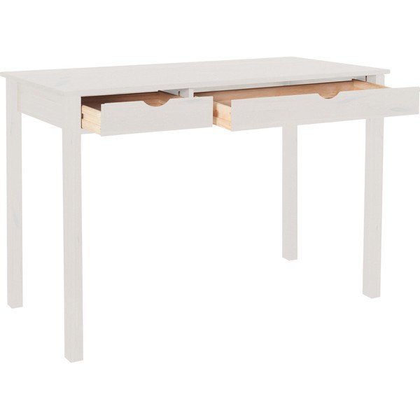 Bijeli radni stol od bora Støraa Gava, dužine 100 cm-image-1