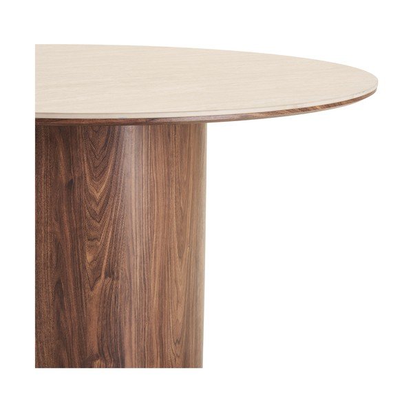 Okrugao blagovaonski stol s keramičkom daskom ø 140 cm Delphi – House Nordic-image-3