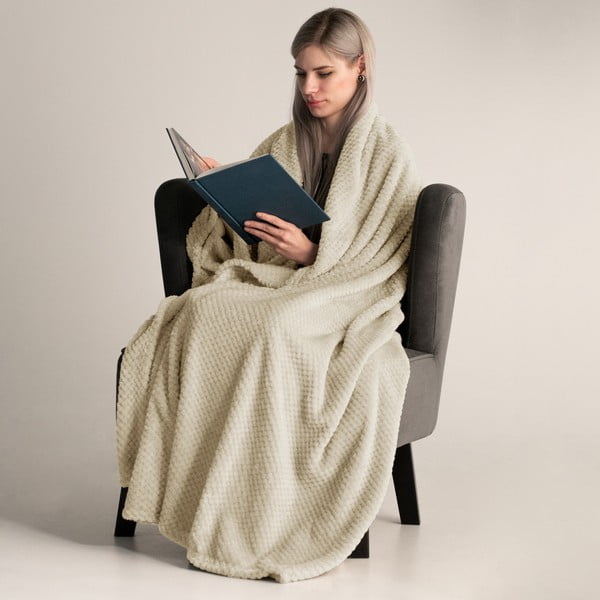 Bež deka od mikrovlakana DecoKing Henry 220 x 240 cm-image-1