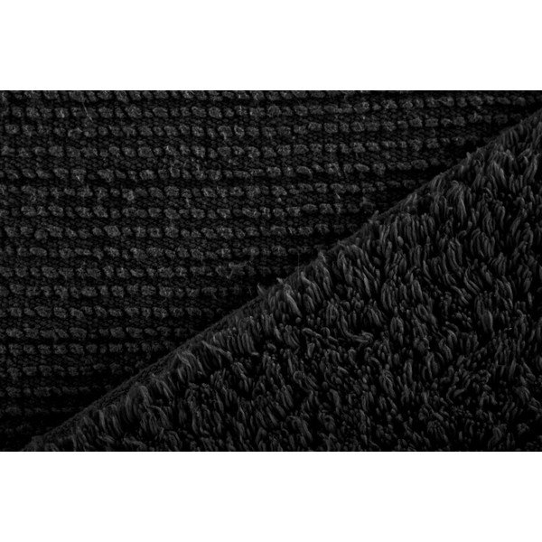 Crna kupaonska prostirka 50x45 cm Riva - Tiseco Home Studio-image-1