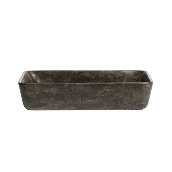 Sivi kameni umivaonik 55x35 cm Darnen – Kave Home