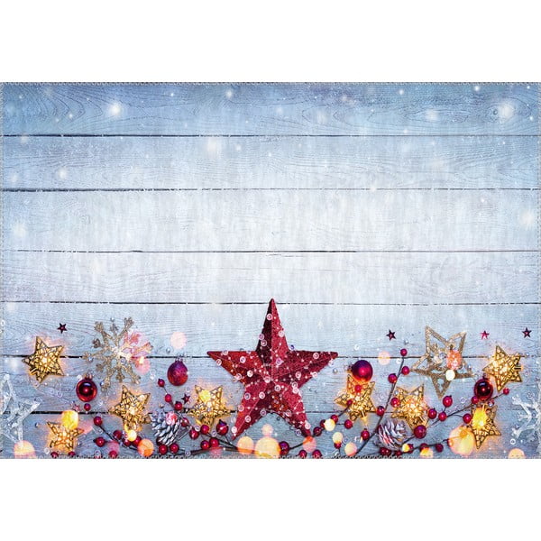 Tepih Vitaus Christmas Period Star, 50 x 80 cm