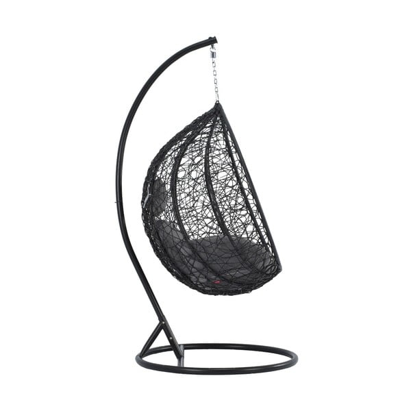 Tamno siva viseća fotelja od umjetnog ratana Bonami Selection Noel-image-2