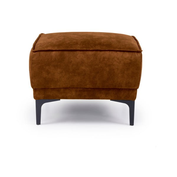 Konjak smeđi tabure od imitacije kože Copenhagen – Scandic