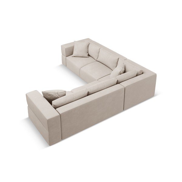 Bež kutna garnitura (promjenjiva) Esther – Milo Casa-image-3