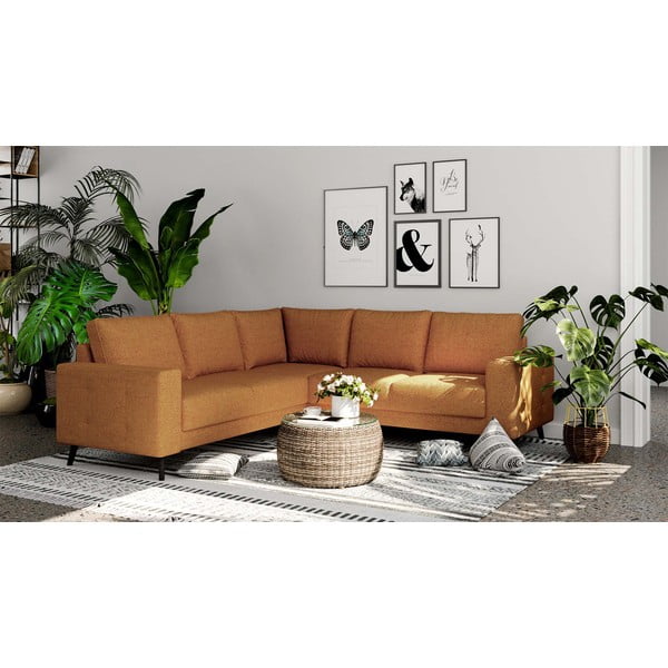 Narančasta (promjenjiva) kutna garnitura Fynn – Ghado-image-1