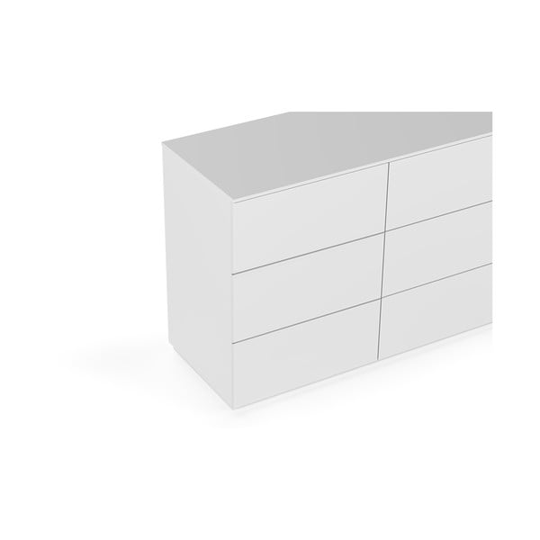 Bijela komoda TemaHome Join, 120 x 84 cm-image-4