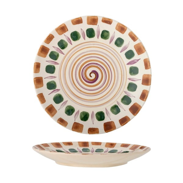 Zeleno-smeđi tanjur od kamenine ø 27 cm Shama – Bloomingville-image-3