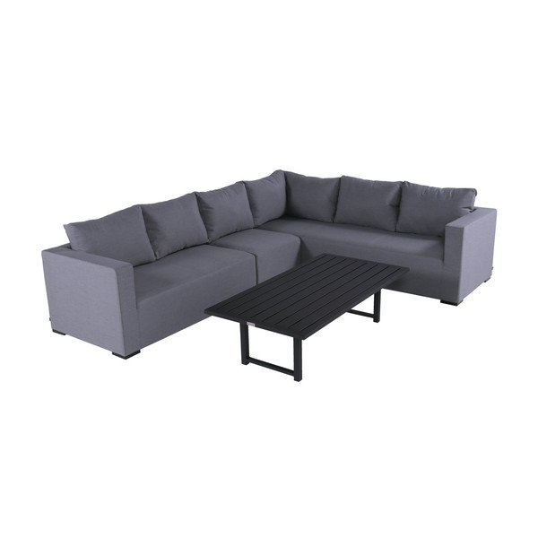 Crni vrtni stol Hartman Tim, 150 x 75 cm-image-2