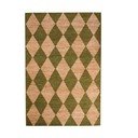 Zeleni/u prirodnoj boji ručno rađen tepih od mješavine jute 160x230 cm Effie Diamond – Flair Rugs