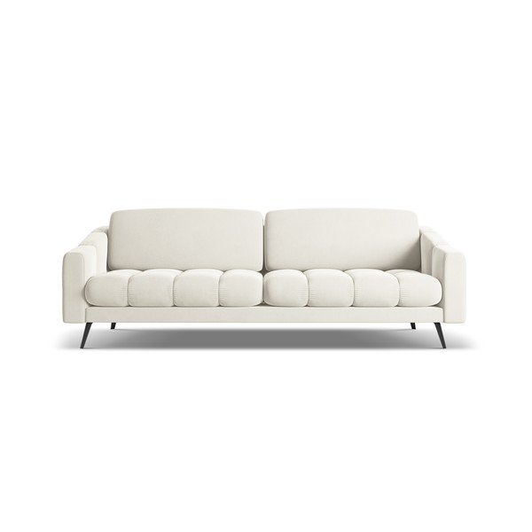 Bijela baršunasti sofa 238 cm Nalu – Makamii