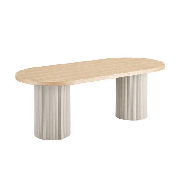 Blagovaonski stol s pločom stola u dekoru jasena 100x220 cm Solva – House Nordic