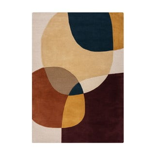 Ljubičasti ručno rađen vunen tepih 160x230 cm Glow Purple Multi – Flair Rugs