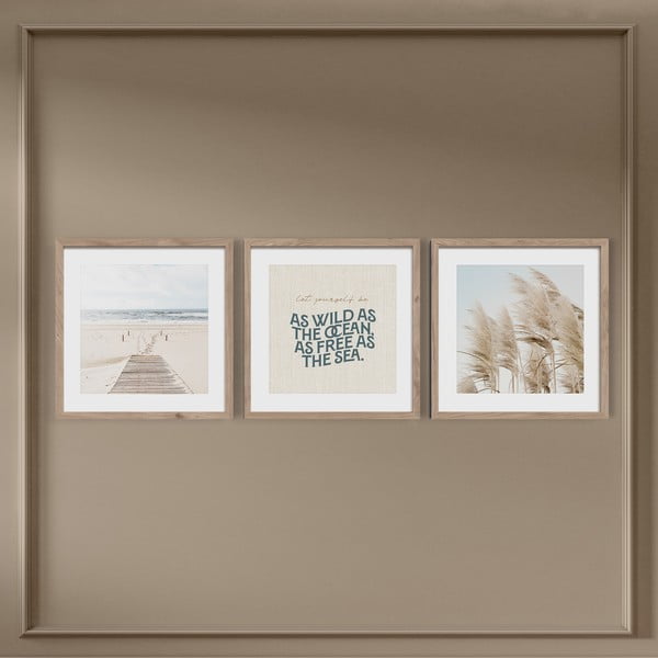 Slike u setu 3 kom 30x40 cm Seaside – Styler-image-3