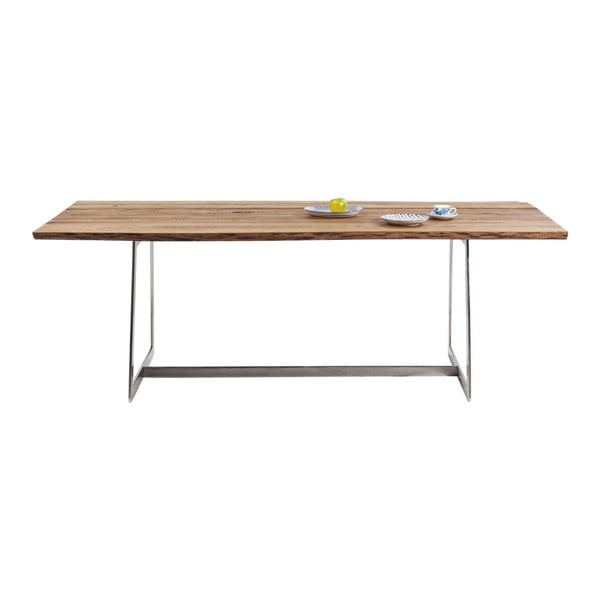 Blagovaonski stol s pločom od jasena Kare Design Romana, 220 x 100 cm