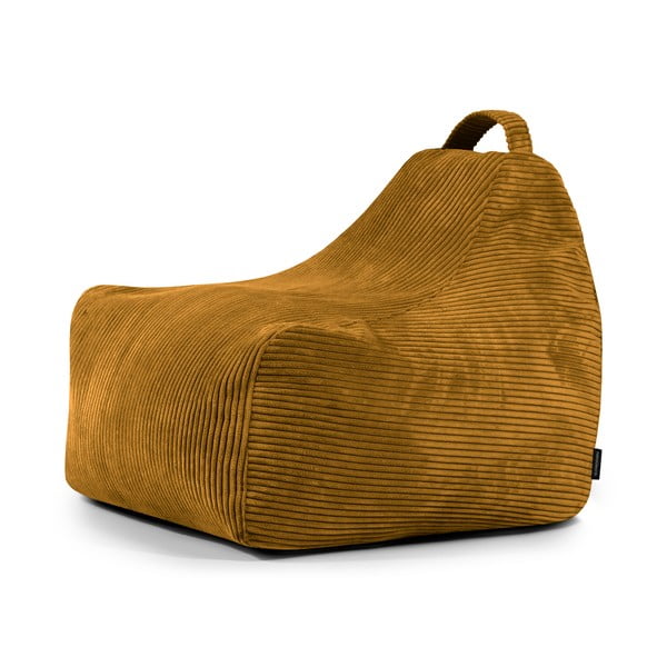 Senf žuta vreća za sjedenje od samta Game Amuse – SLOWDOWN