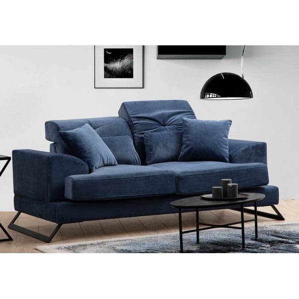 Plava sofa 185 cm Frido – Balcab Home-image-1