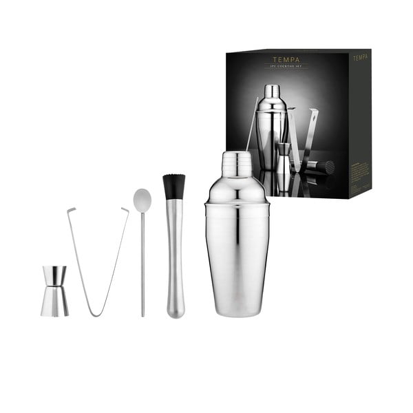 Shaker od nehrđajućeg čelika s priborom Aurora - Ladelle-image-2