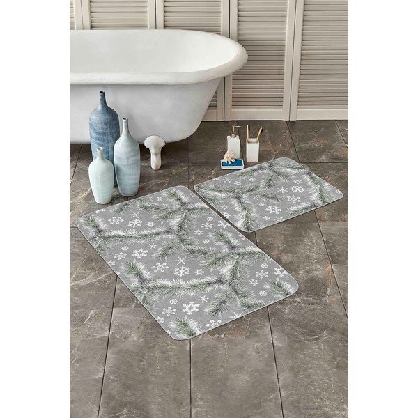Sive kupaonske prostirke u setu 2 kom 60x100 cm – Mila Home-image-3