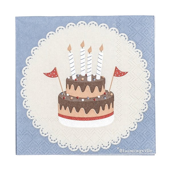 Papirnati ubrusi u setu 20 kom Oscar – Bloomingville Mini