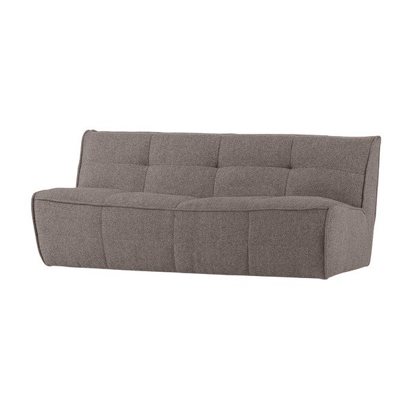 Smeđa sofa od bouclé tkanine 204 cm Cluster – vtwonen-image-2