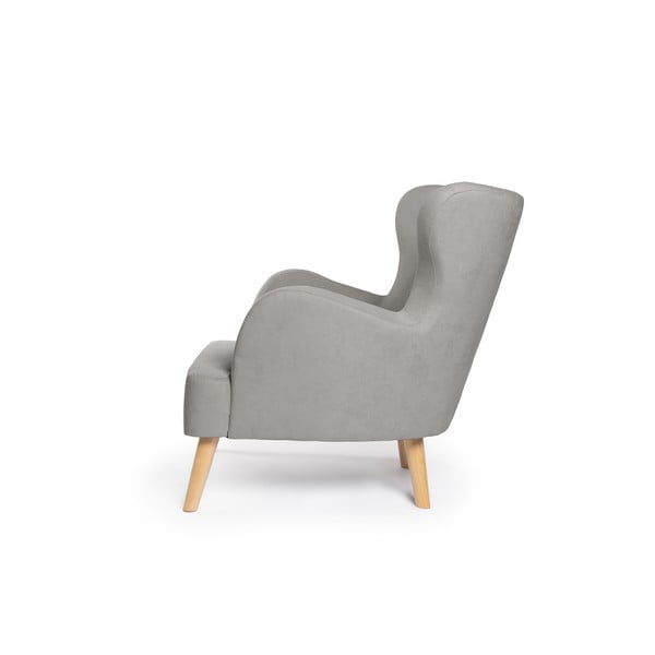 Svijetlo siva wing fotelja Noemye – Bonami Selection-image-3