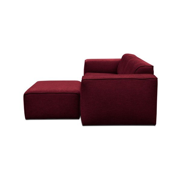Crveni trosjed s tabureom Cosmopolitan Design Phoenix-image-2