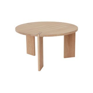 Okrugao stolić za kavu od punog hrasta u prirodnoj boji ø 65 cm Oy – OYOY Living Design