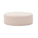 Svijetlo ružičasti tabure od bouclé tkanine Kaeli – Kave Home