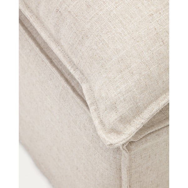 Bež presvlaka 80 cm Anarela – Kave Home-image-4