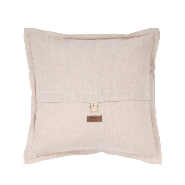 Bež laneni jastuk Tiseco Home Studio, 45 x 45 cm-image-1