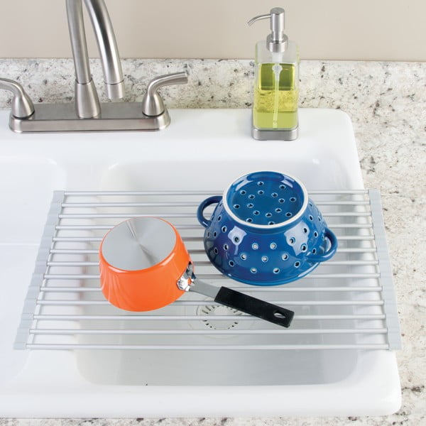 Aluminijski ocjeđivač za sudoper u srebrnoj boji Metro – iDesign-image-3