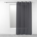 Antracitno siva prozirna zavjesa 140x280 cm Telma – douceur d'intérieur