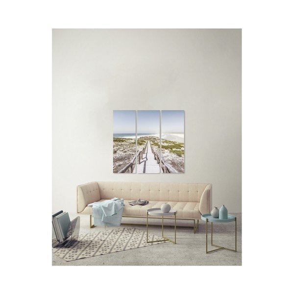 Višedijelna slika Styler Canvas By the Sea, 27 x 75 cm-image-1