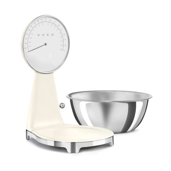 Krem plastična digitalna kuhinjska vaga – SMEG-image-3