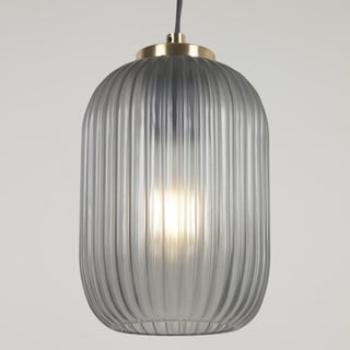 Stropna lampa zlatne boje sa staklenim sjenilom ø 12 cm Hestia - Kave Home
